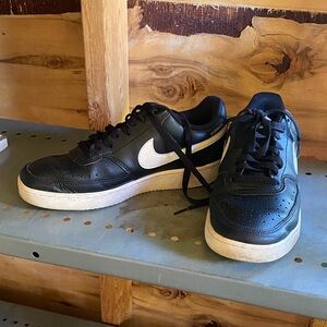 Nike Black and White Athletic Shoes